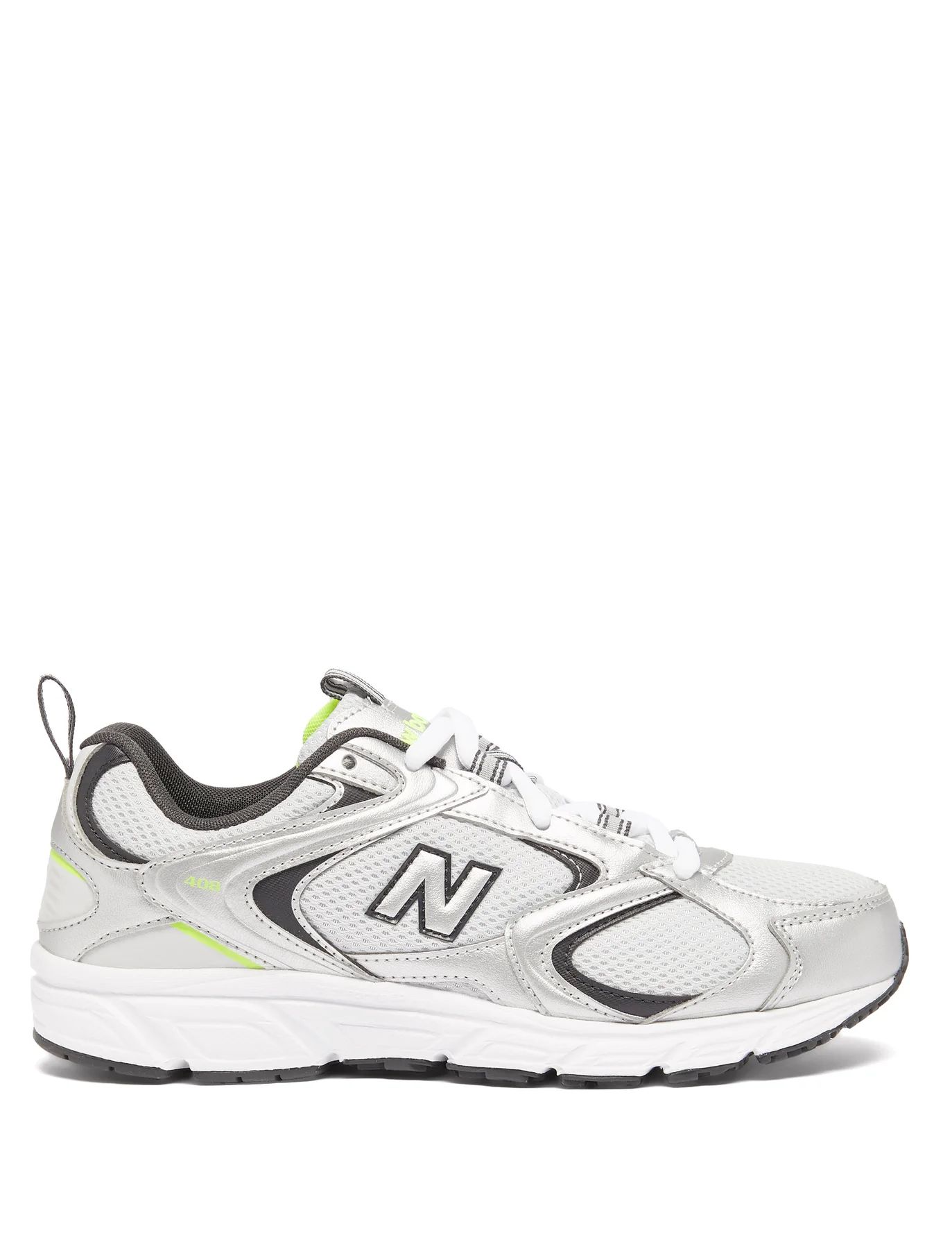 408 faux-leather and mesh trainers | New Balance | Matches (US)
