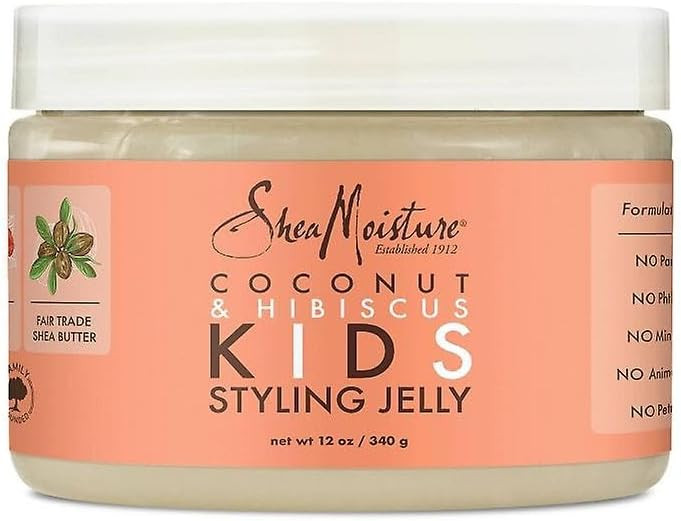 SheaMoisture Kids Styling Jelly, Coconut & Hibiscus, 12 oz (340 g) | Amazon (US)