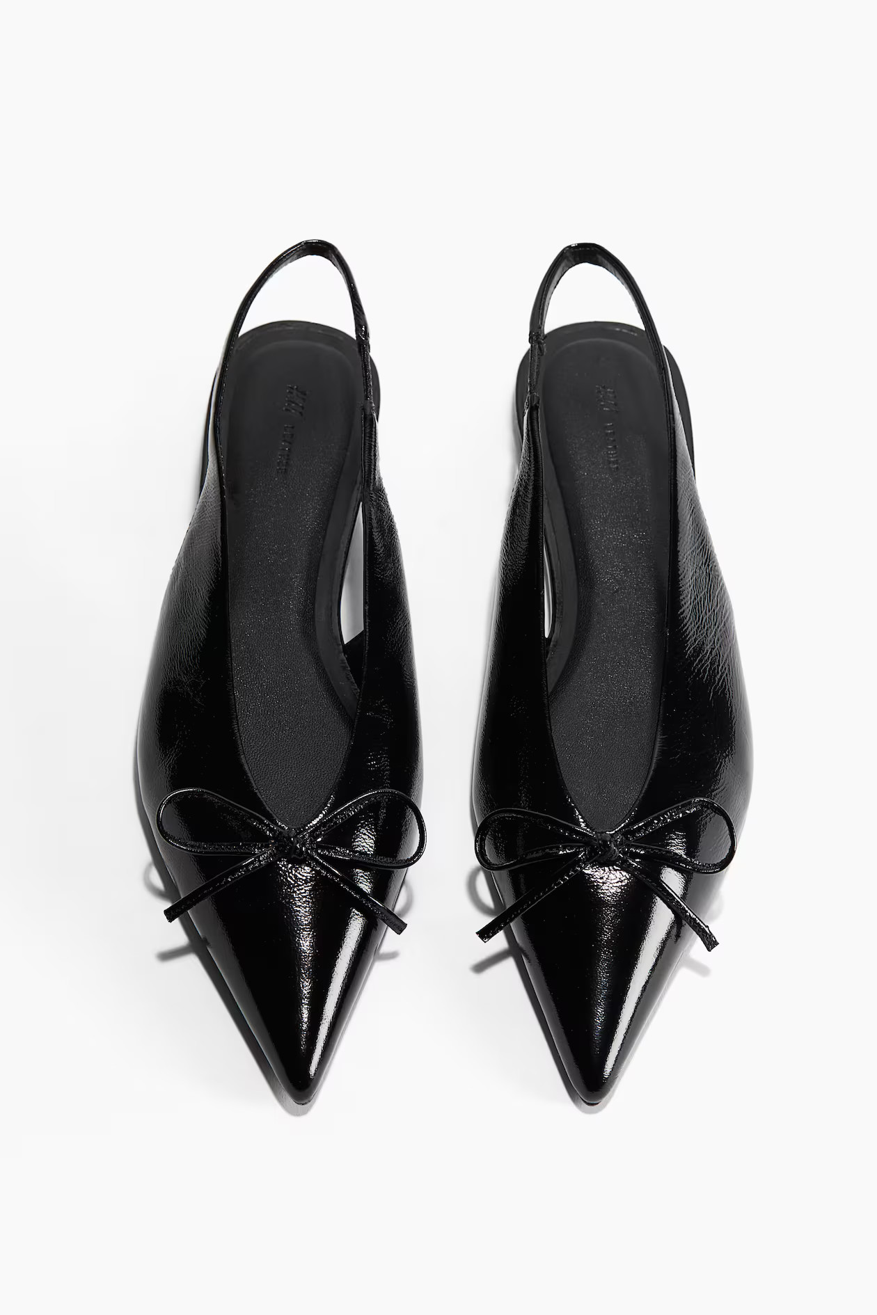 Leather Slingback Ballet Flats | H&M (US + CA)