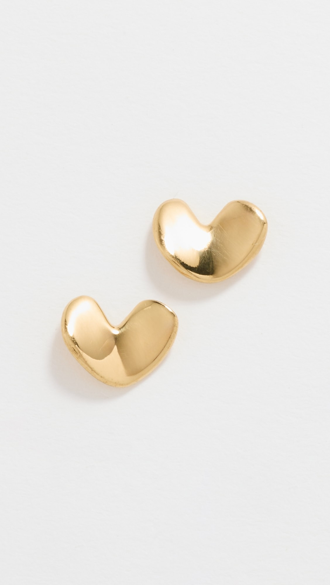 Sculpted Heart Studs | Shopbop