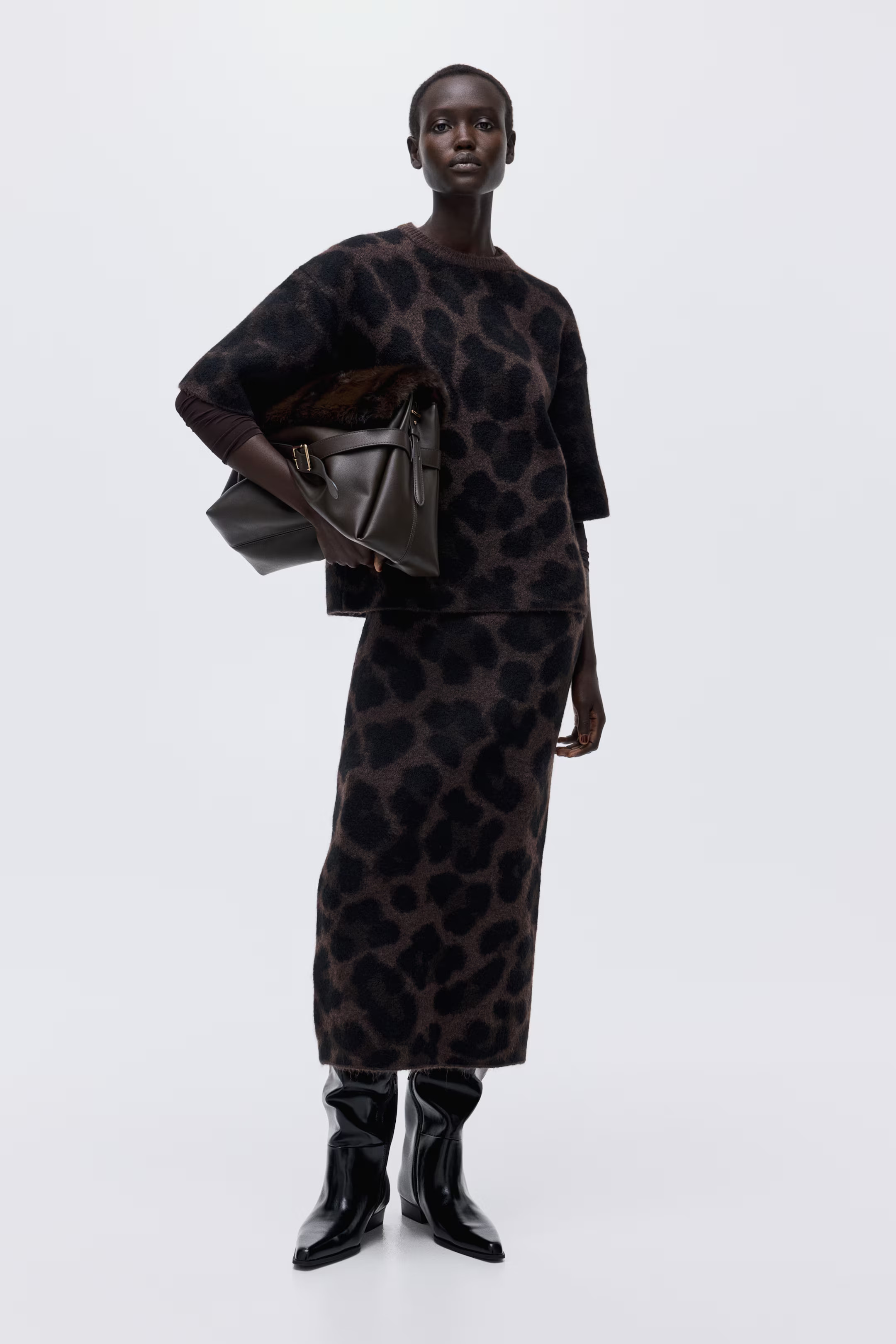 Rock aus Jacquardstrick | H&M (DE, AT, CH, NL, FI)