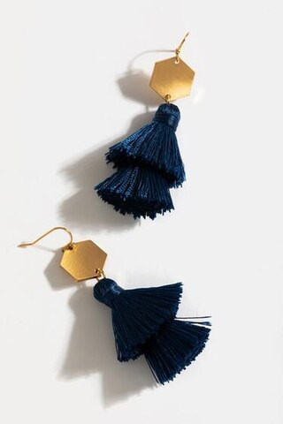 Briar Tiered Tassel Earrings | Francesca's