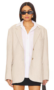 ASTR the Label Rachel Blazer in Natural from Revolve.com | Revolve Clothing (Global)