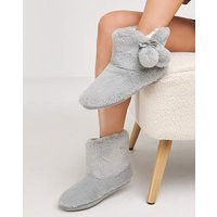 Fluffy Slipper Boots Wide Fit | JD Williams (UK)