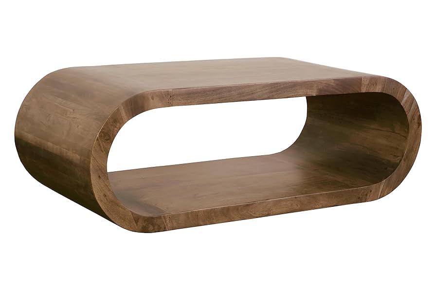 Porter Designs Ellipse Coffee Table, Regular, Gray | Amazon (US)