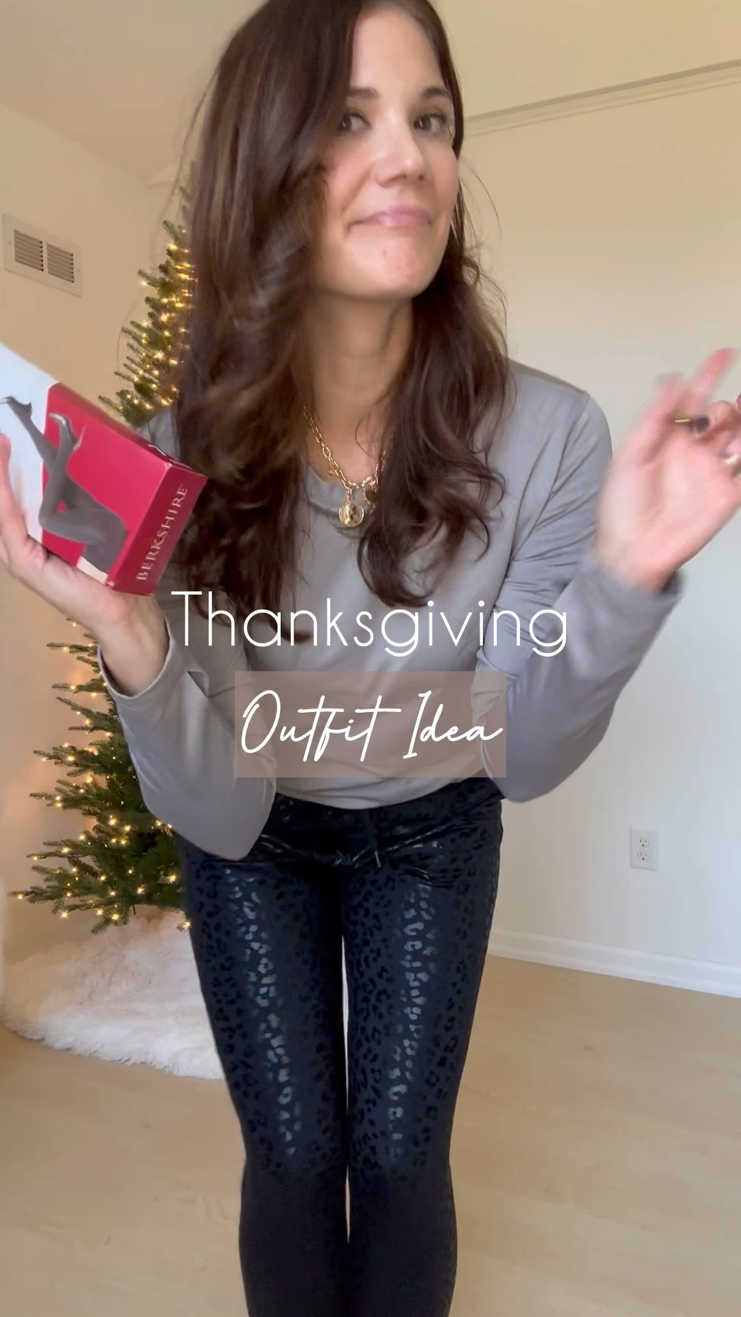 brown oversized mock neck sweater / sequin mini skirt / brown tall fleece lined tights / brown kitten heel knee high boots / scrunchy shoulder bag

#LTKHoliday #LTKSeasonal #LTKWatchNow