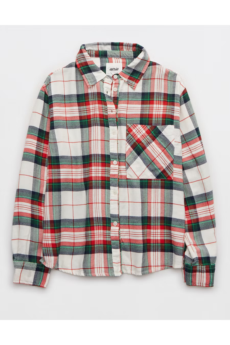 Aerie Flannel Pajama Shirt | Aerie