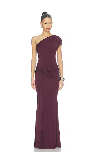 Rani Gown in Plum | Revolve Clothing (Global)