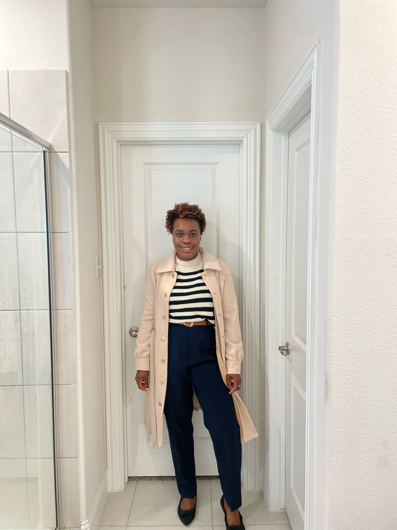 Trench work wear 

#LTKMidsize #LTKWorkwear #LTKStyleTip