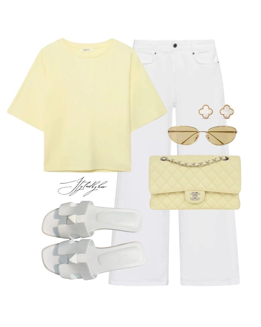 The cutest fitted yellow top ✨🍋🤍

#LTKspring #LTKsummer #LTKjeans