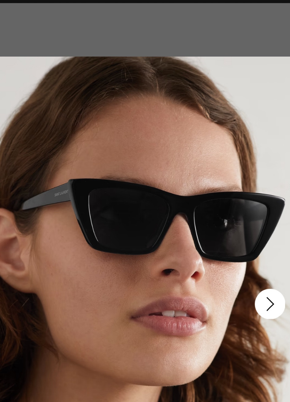 Saint Laurent - Mica cat-eye acetate sunglasses

#LTKsummer #LTKstyletip #LTKeurope