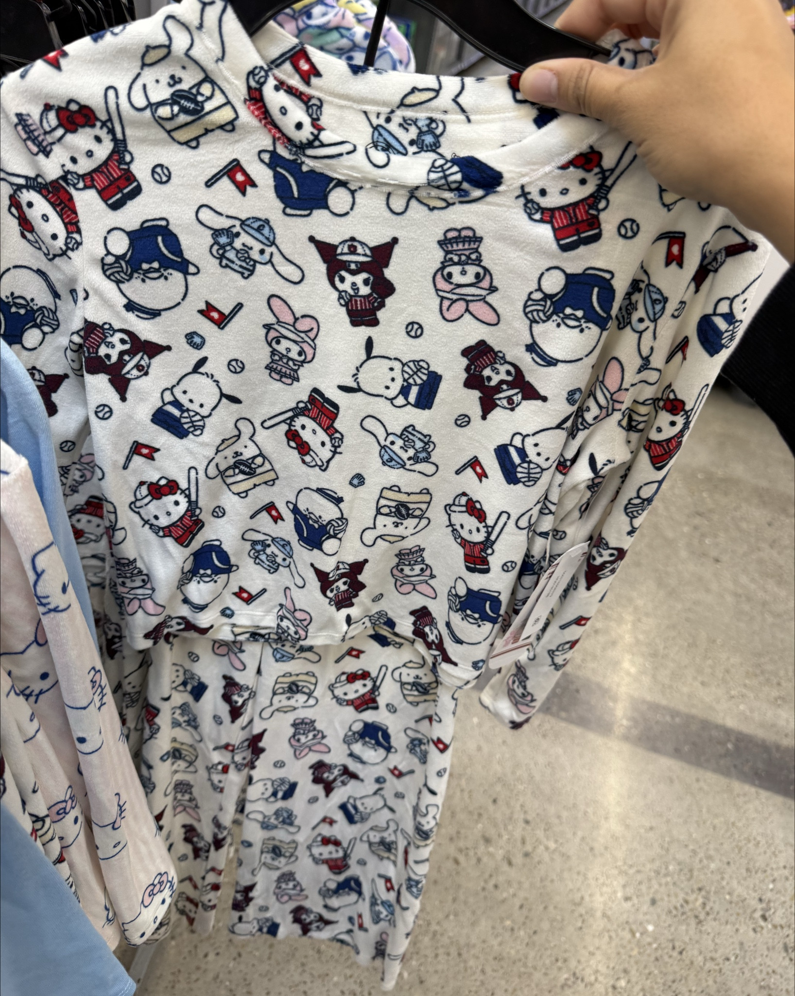 Hello Kitty and Friends PJs Sanrio 
cinnamon roll, kuromi and hello kitty. I had to get my daughter a pair i’ll be looking out for the cinnamon roll one in her size too. 

#LTKHoliday #LTKKids #LTKGiftGuide