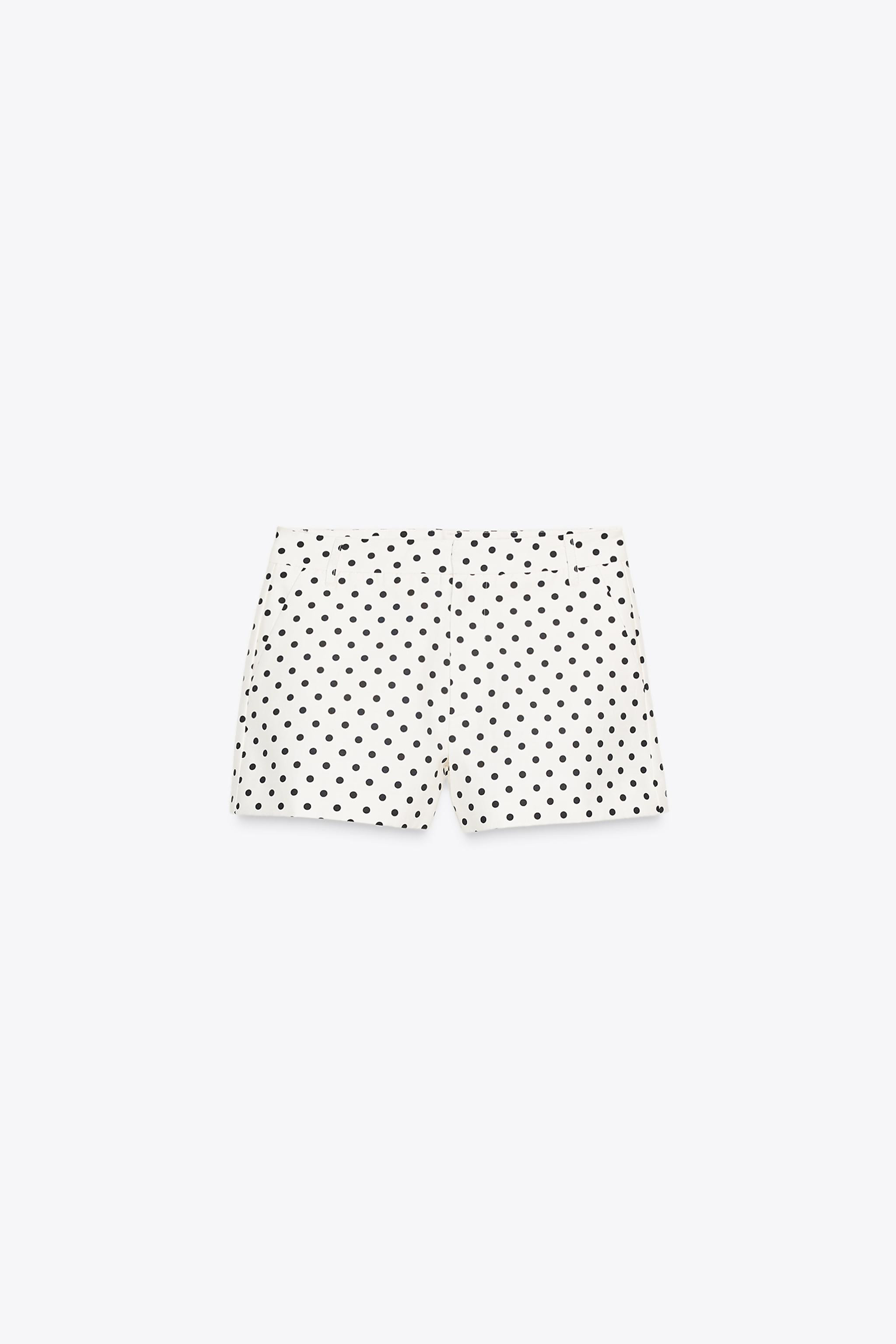 MINI POLKA DOT SHORTS | Zara Canada