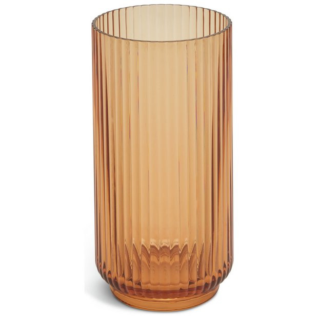 Buy Habitat Amber Picnic Hi Ball Glasses – set of 4 | Drinking glasses and glassware | Argos | argos.co.uk