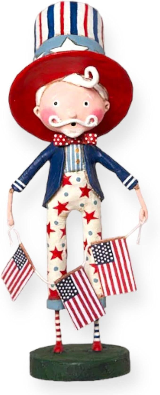 Lori Mitchell Sam I Am Polyresin Patriotic American Flag - One Patriotic Figurine Inches - 15520 ... | Amazon (US)