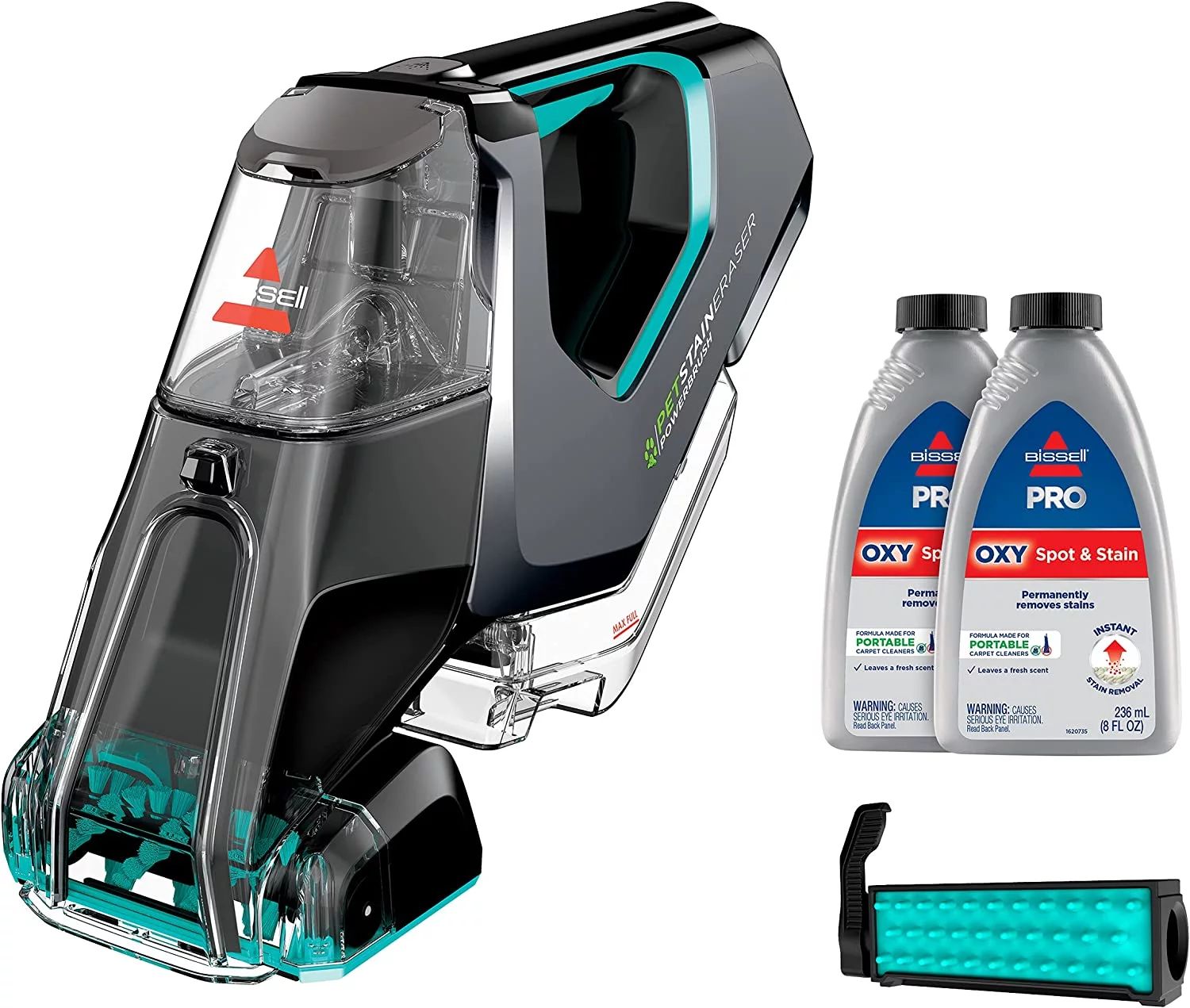 BISSELL Pet Stain Eraser PowerBrush Deluxe Portable Carpet Cleaner 2877 | Walmart (US)