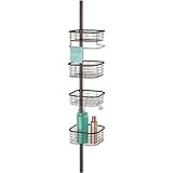 InterDesign Forma Constant Tension Shower Caddy – Square Bathroom Storage Shelves for Shampoo, Condi | Amazon (US)