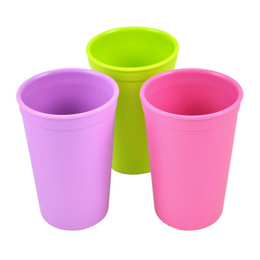 Re-Play Drinking Cups Butterfly Bright Pink, Lime Green and Purple | Well.ca