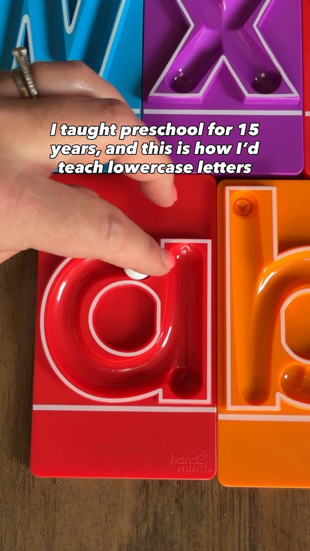 Hands-on learning for lowercase letters. These are so neat!

#LTKKids