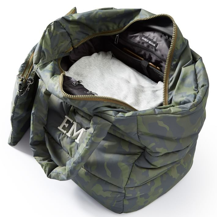 Camo Lightweight Packable Puffer Tote | Mark and Graham | Mark and Graham