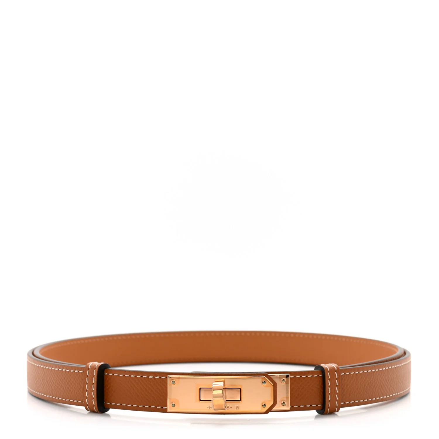 Epsom Kelly Belt Gold | FASHIONPHILE (US)