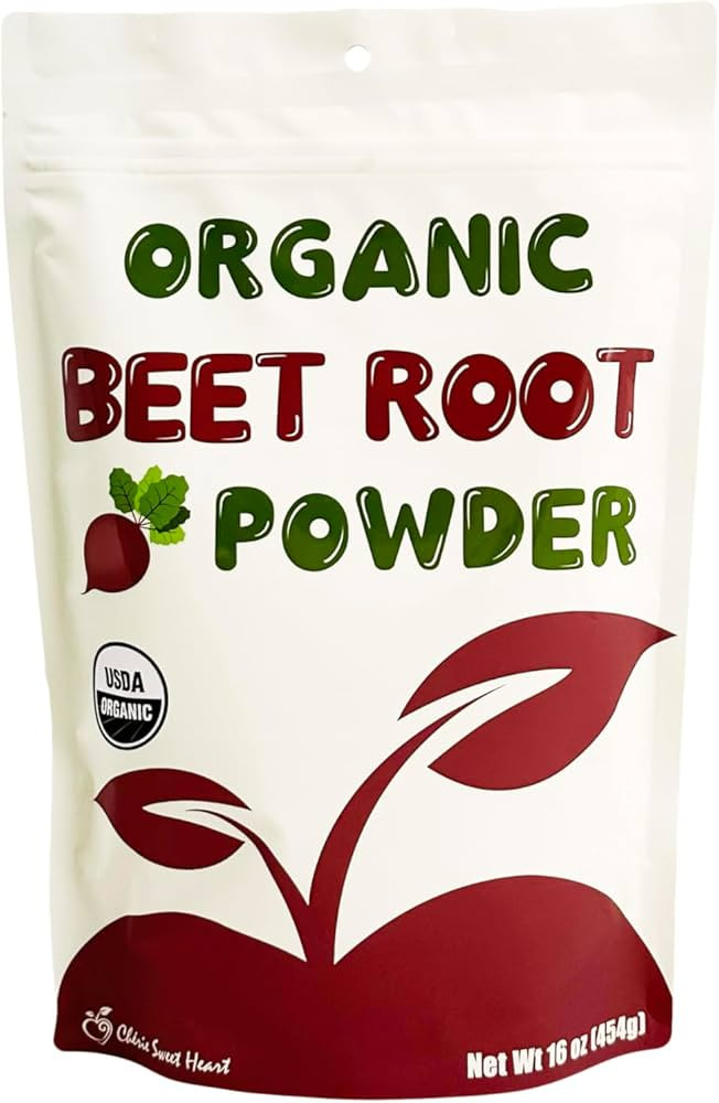 Chérie Sweet Heart Organic Beet Root Powder (1 LB), Raw & Non-GMO | Amazon (US)