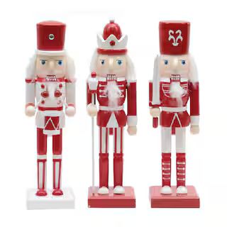 Santa's Workshop 10" Red & White Nutcracker, 3ct. | Michaels Stores