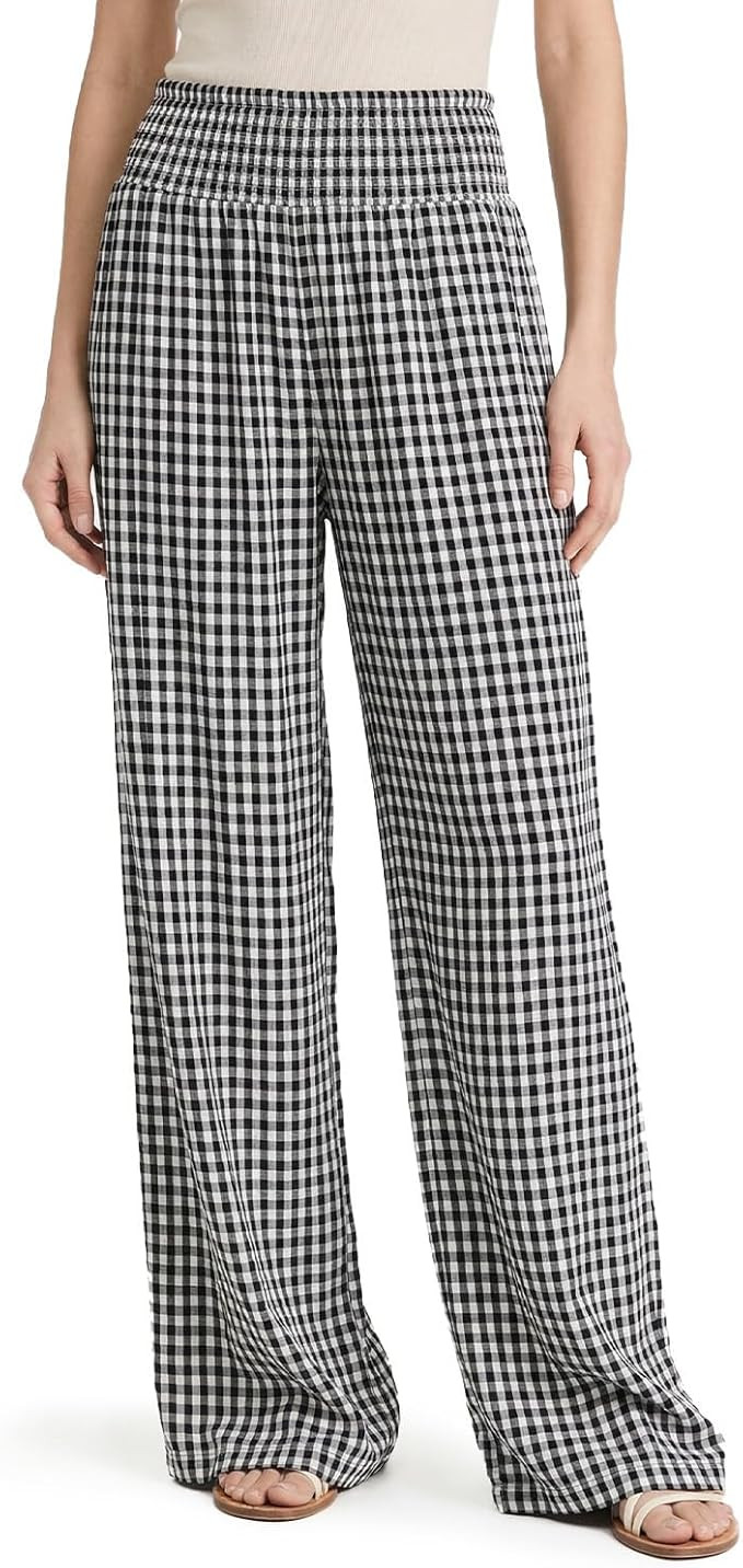 Zylioo Tall Pants for Women Long Inseam Wide Leg Palazzo Pants High Waisted Flowy Summer Beach Pa... | Amazon (US)