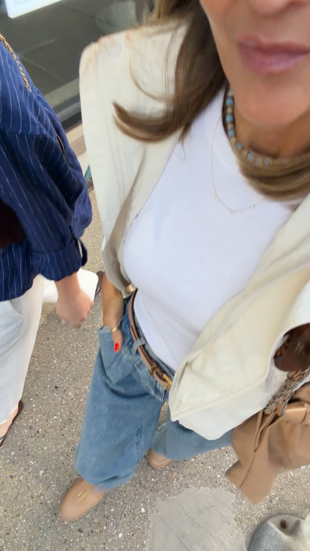 Dinner outfit - Zara jeans, size 2, windbreaks size 4 bella is wearing her Aritzia linen pants and button up - size 2 and xxs (these run super big, size down at least two sizes!)

#LTKdayinmylife #LTKstorytime #LTKootd