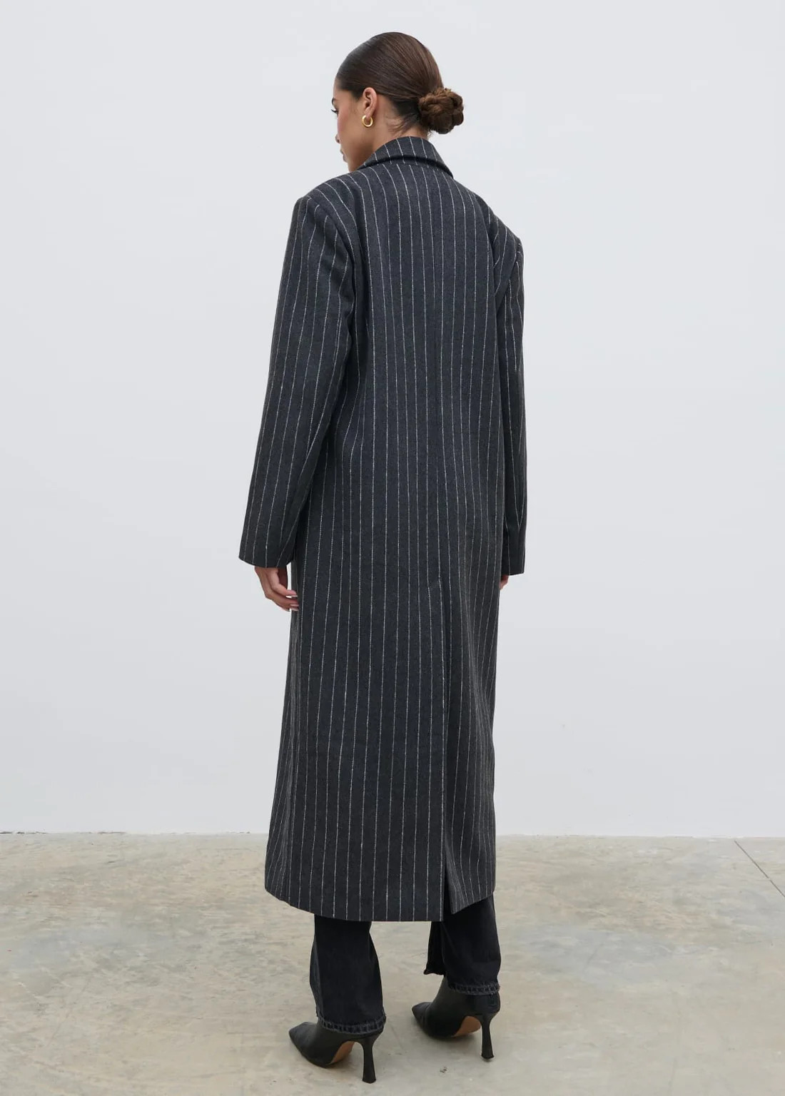 Briar Pinstripe Top Coat | Pretty Lavish (UK)