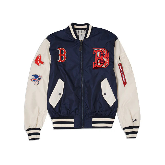 Alpha Industries X Boston Red Sox Alt MA-1 Bomber Jacket | New Era