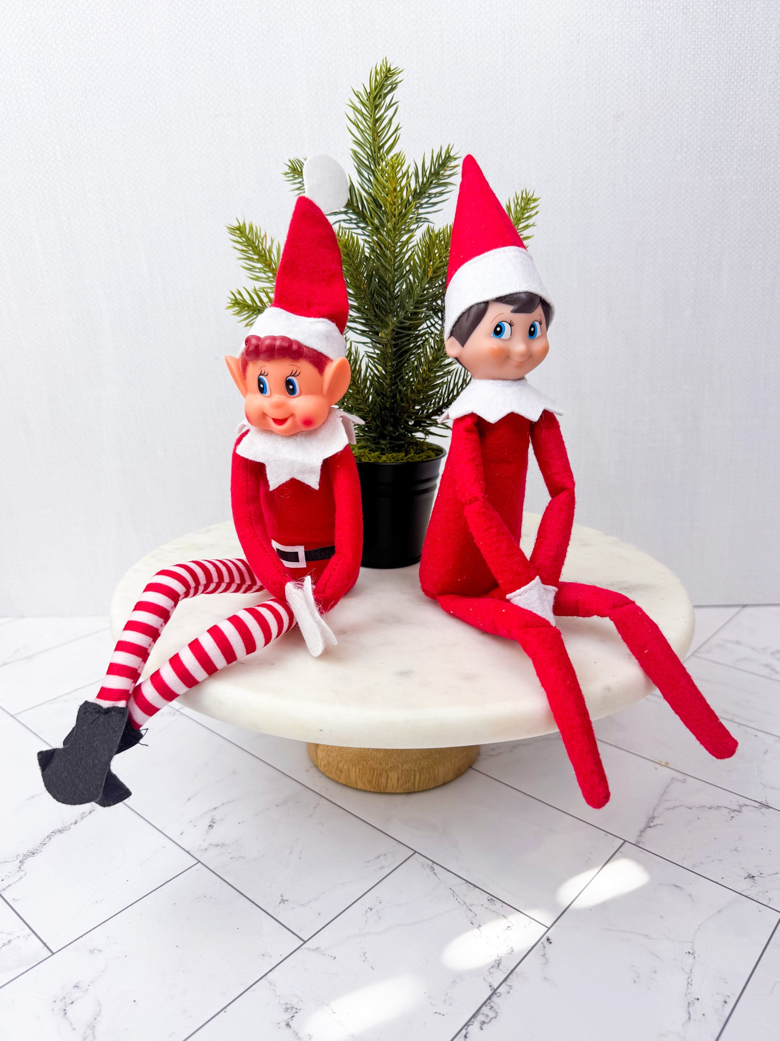 New to the Elf tradition or still need to get an Elf? 

There are different elves to pick from for the holiday Elf tradition - the one on the left is a not as well known version that’s more inexpensive - I like how you can pose this one in more ways like easier to pose on its stomach - little more flexible and has Velcro hands for poses with them open or closed 

The one on the right is from the popular brand that can also come with a kit where a book explains the tradition 

Both are good options - and feel free to even make your own! 


#ltkfindsunder50 

#LTKHoliday #LTKFamily #LTKKids