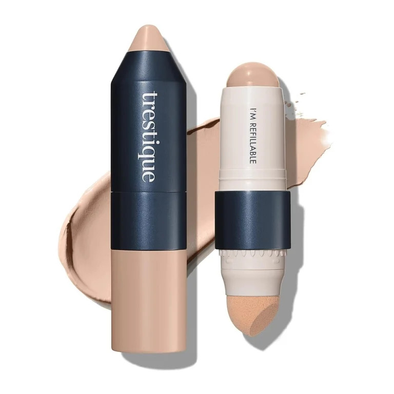 TRESTIQUE Refillable Foundation Stick with Built-In Sponge 6.1g Polynesian Ivory - Walmart.com | Walmart (US)