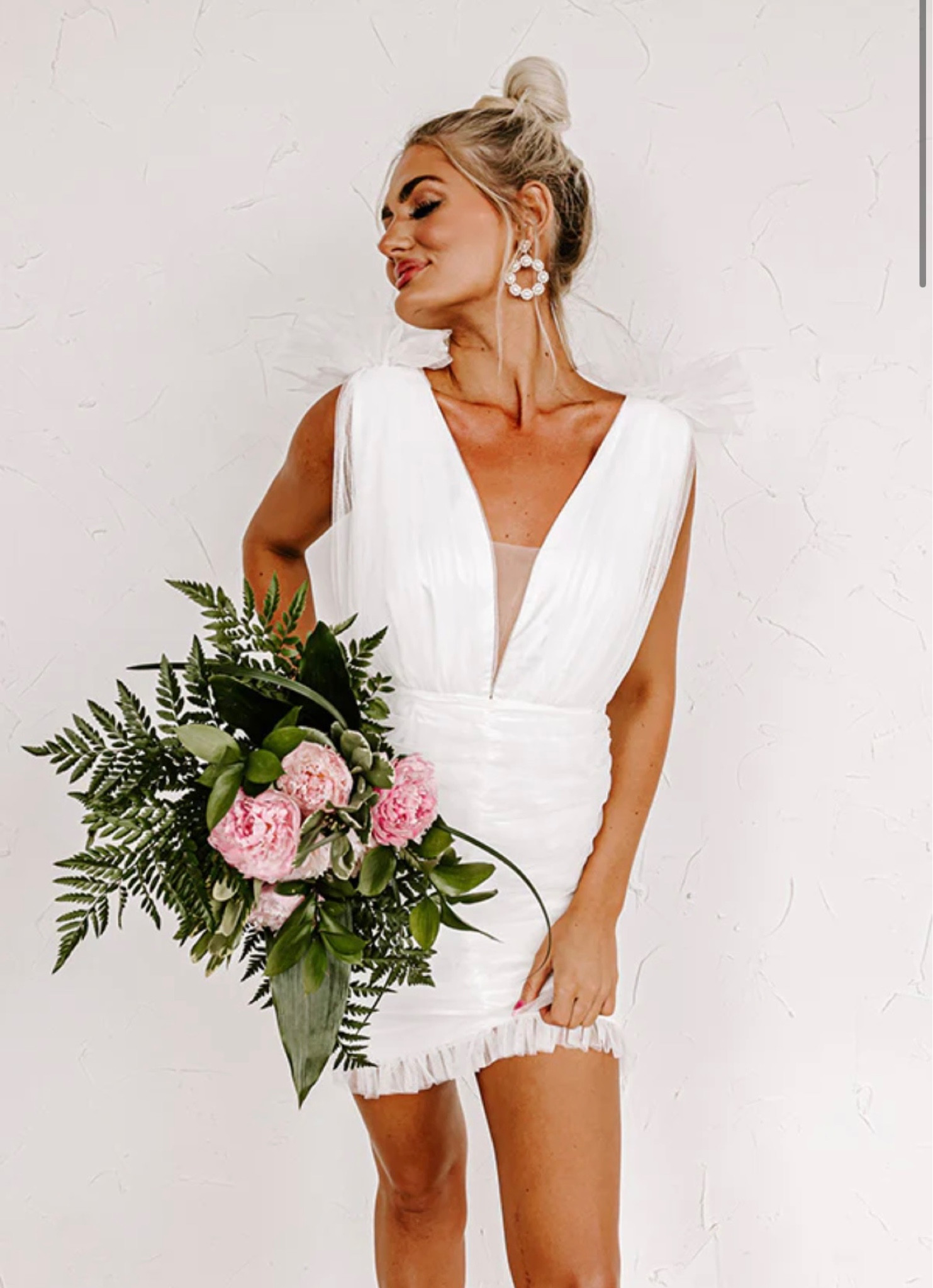 Enchanted Evening Tulle Mini Dress
Wedding dress.   Graduation dress.  Summer dress.  Party dress.  Spring dress.  White dress.  

#LTKunder100 #LTKstyletip #LTKwedding