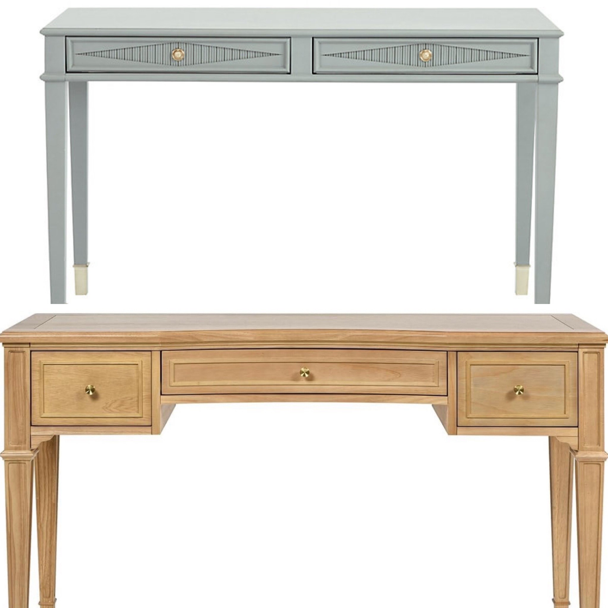 Ballard designs desk
Wooden desk gold acccents 
Desk sale

#LTKSaleAlert #LTKHome