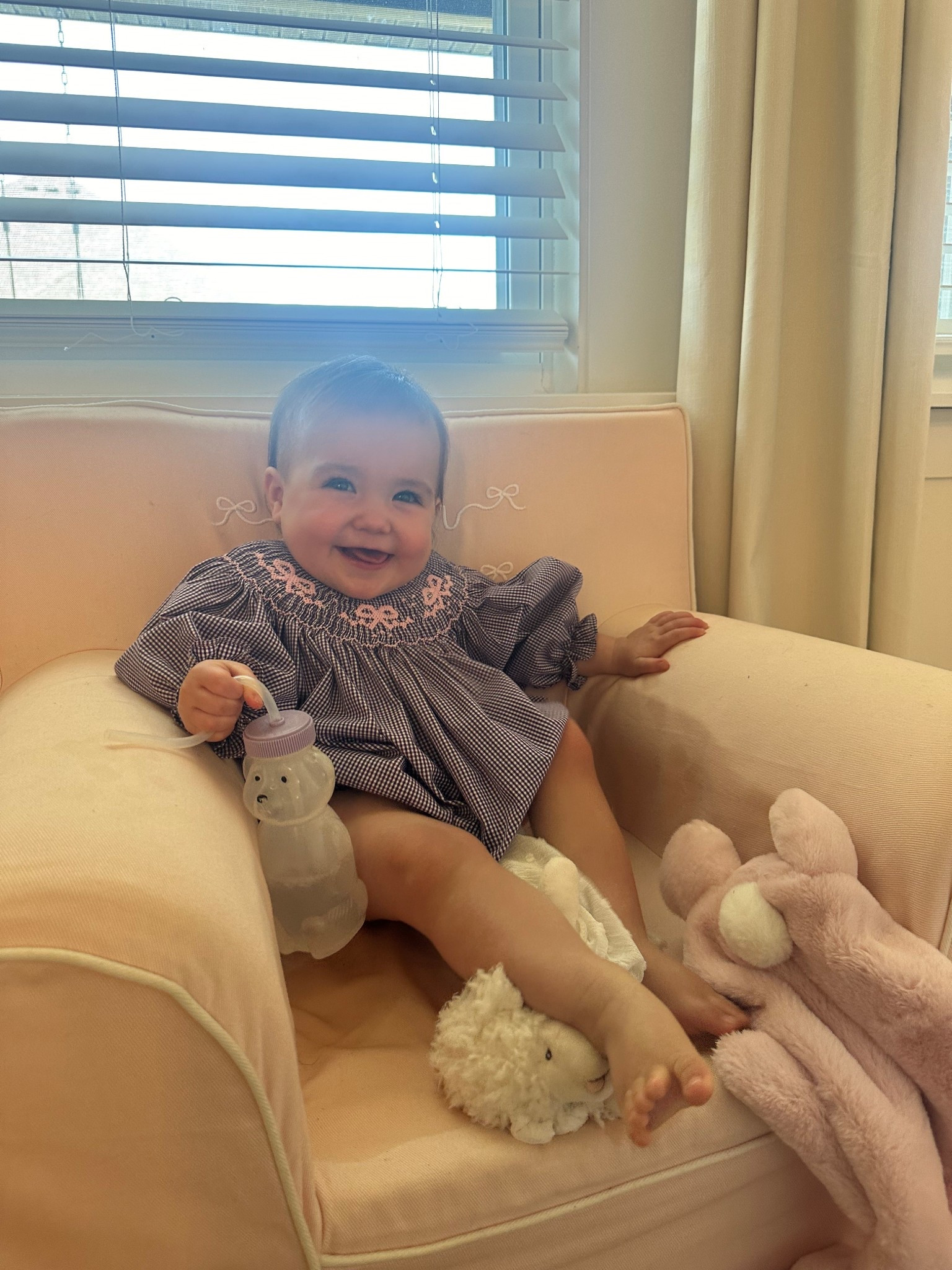 Her favorite thing in the world right now is her Pottery Barn Anywhere Chair! 

#LTKmomlife #LTKBaby #LTKKids