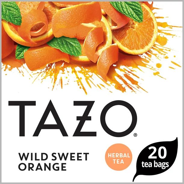 Tazo Tea Bags Wild Sweet Orange 20 Tea Bags - Walmart.com | Walmart (US)