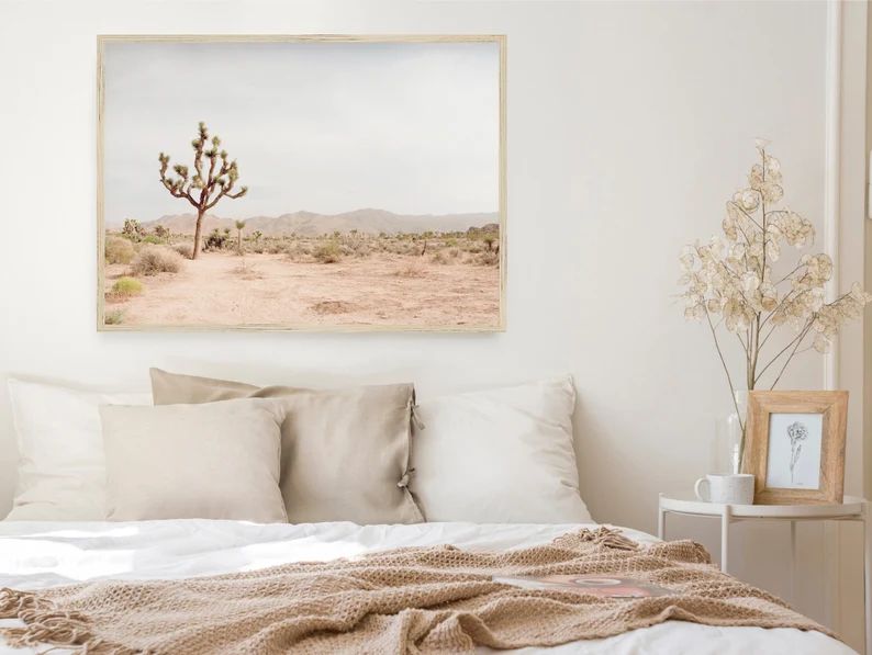 Joshua Tree Print Southwestern Wall Art Desert Landscape - Etsy | Etsy (US)