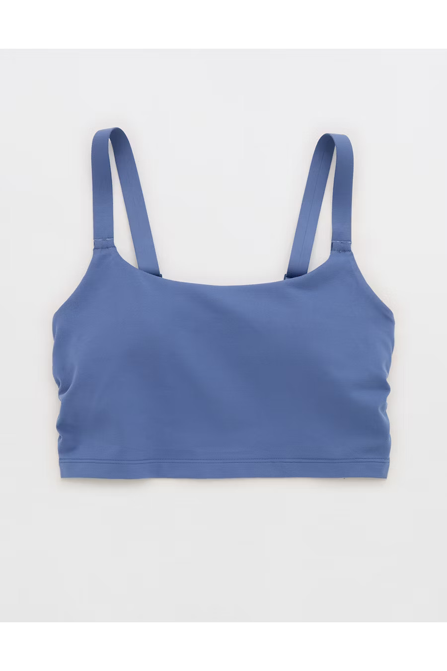 OFFLINE By Aerie The Hugger Ruched Longline Sports Bra Women's Marbled Blue XXS | Aerie