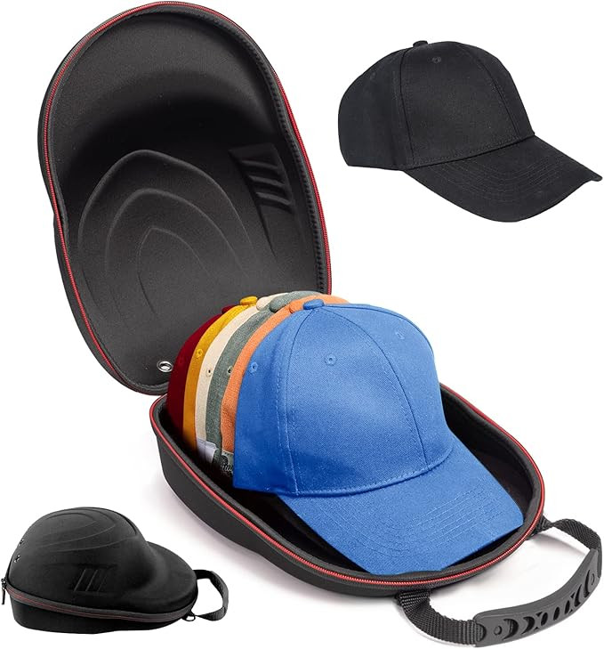 Glamgen Hard Hat Case for Baseball Caps,Hat Carrier Travel Case with One | Amazon (US)