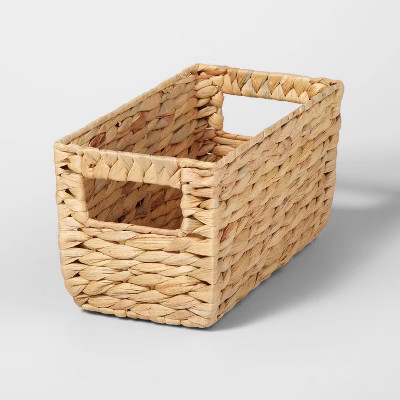 Woven Water Hyacinth Rectangular Basket - Brightroom™ | Target
