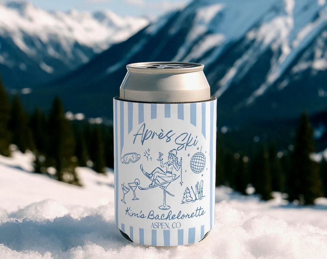 Apres Ski Bachelorette Favors, Après Ski Bachelorette Can Coolers, Custom Bachelorette Can Coole... | Etsy (US)