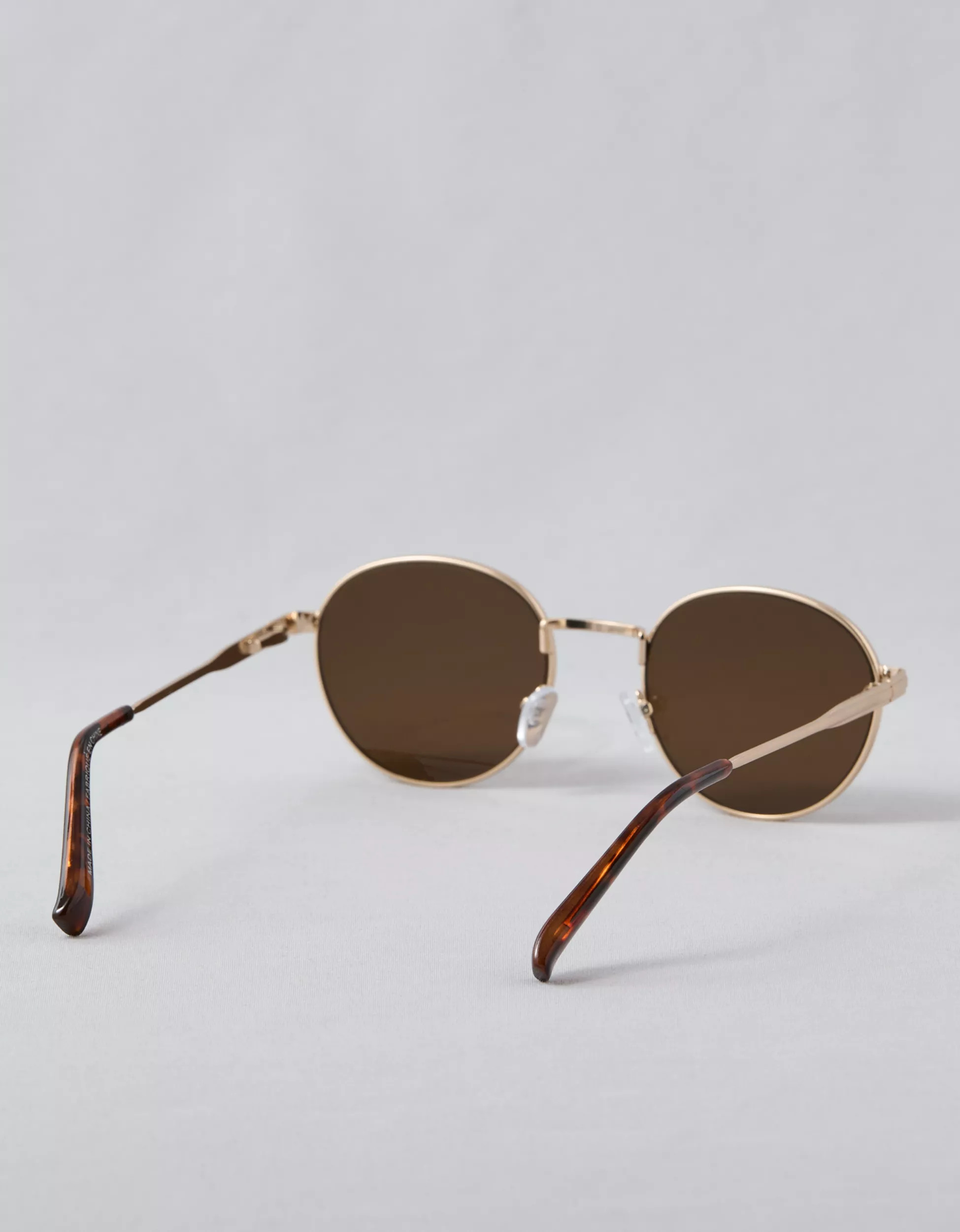 AEO Gold Round Sunglasses | American Eagle Outfitters (US & CA)