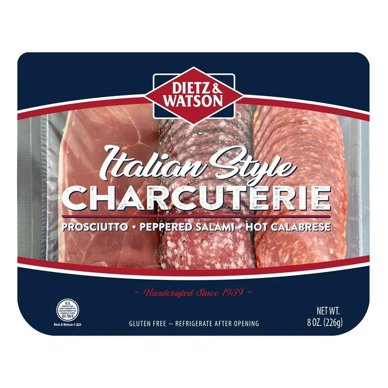 Dietz & Watson Italian Charcuterie Pack, Pre-sliced, 8 oz Plastic Resealable Package | Walmart (US)