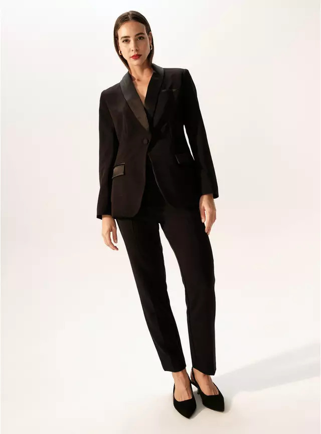 Buy Black Hourglass Tuxedo Blazer 16 | Blazers | Tu | Tu Clothing