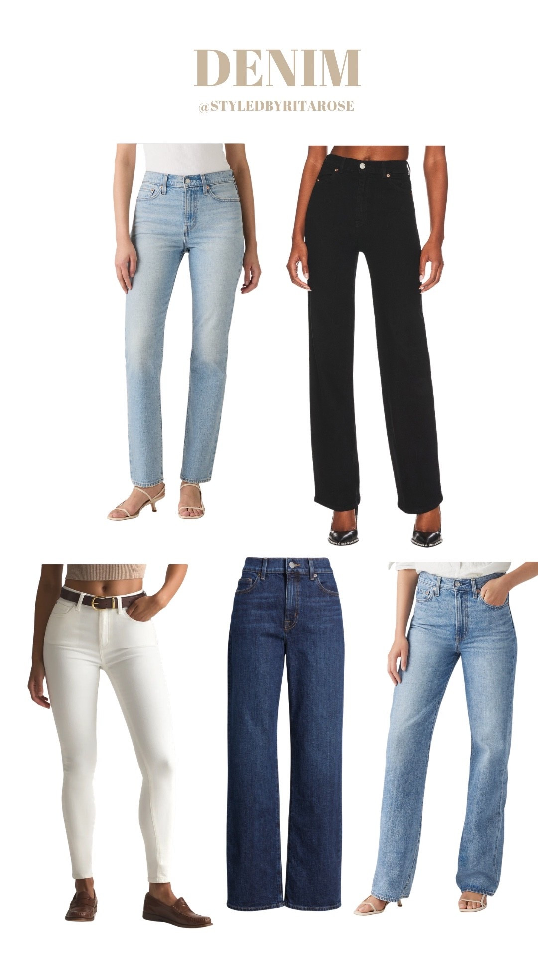 Denim
Jeans
Straight jeans
Wide leg jeans
Boot cut jeanss

#LTKootd #LTKWorkwear