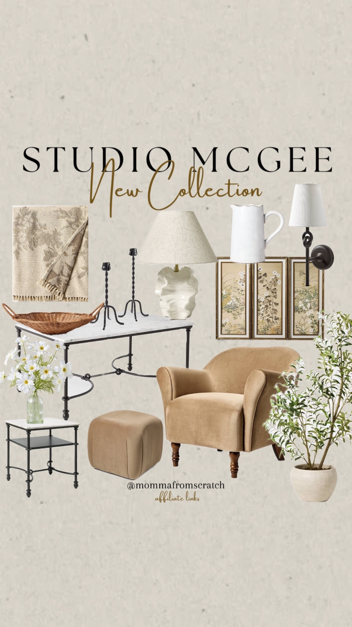 New target decor studio McGee threshold drop 2026 , velvet chair, poof, marble table, lamp, candles, baskets, spring home decor

#LTKHome #LTKSeasonal #LTKOver40