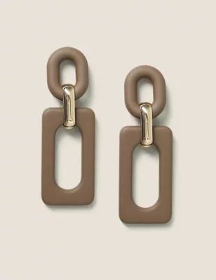 Brown Double Drop Earring | Marks & Spencer (UK)
