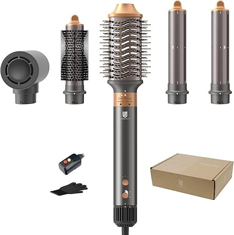 Hair Dryer Brush, webeauty 5 in 1 Professional Hot Air Styling, High-Speed Negative Ionic Hair Dr... | Amazon (US)