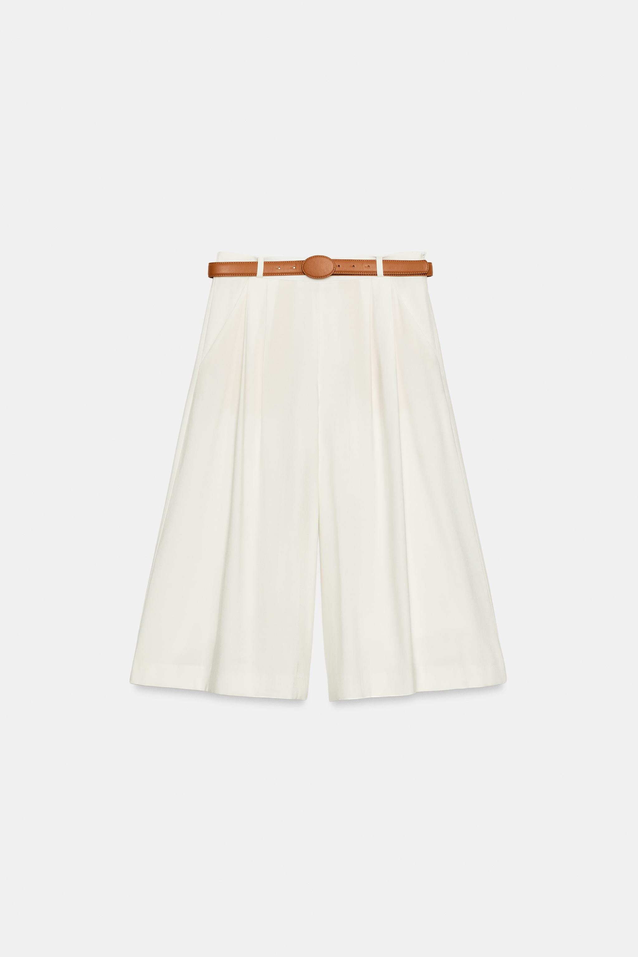 LONG BELTED SHORTS | Zara US